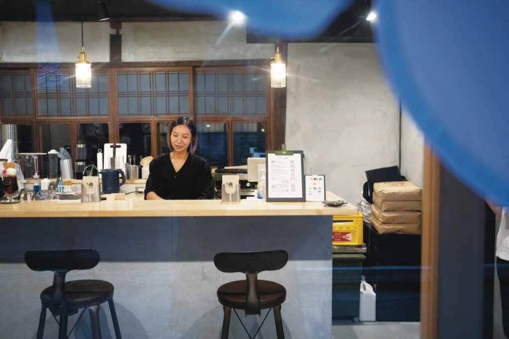 Interior view of Elephant Coffee