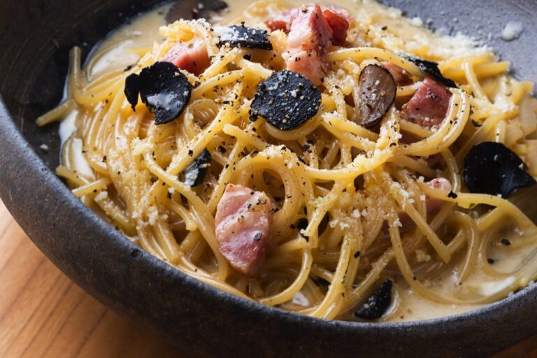 Made to Order Pasta Truffle Carbonara Pasta with Golden Primo