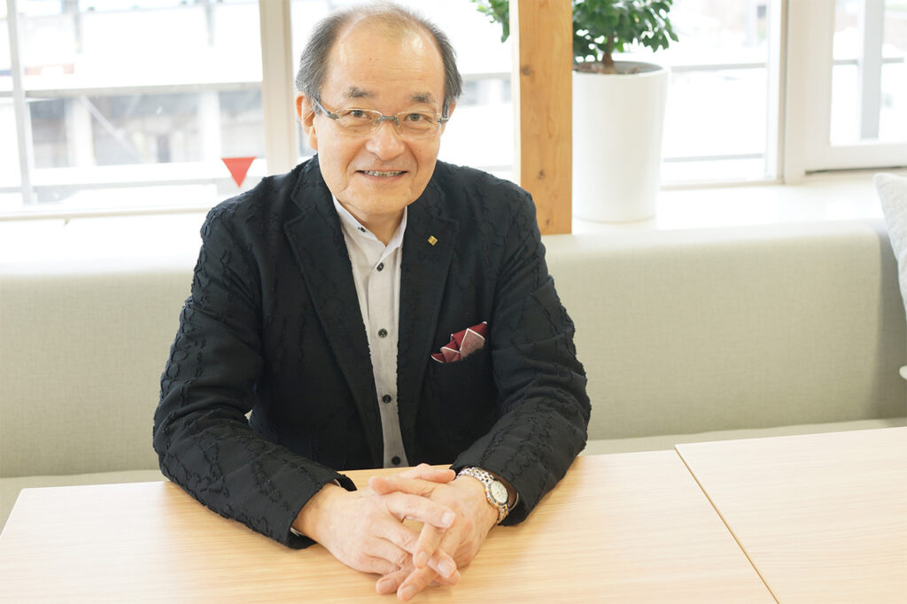 Mr. Michikazu Kono, headmaster of the Tachibana School of Liberal Arts, Ukon