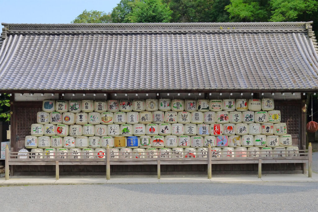 松尾大社　酒樽