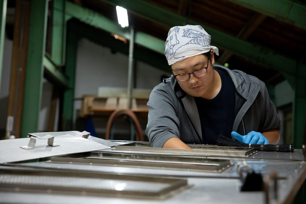 Preparation at Yasui Sake Brewery