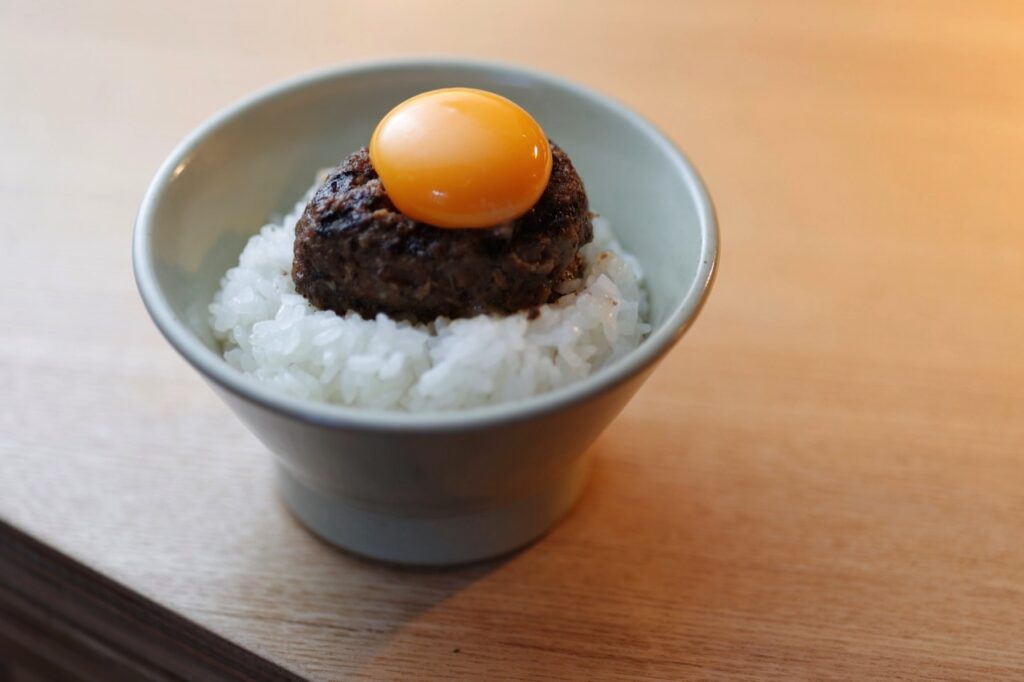 Minced meat and rice Kyoto store