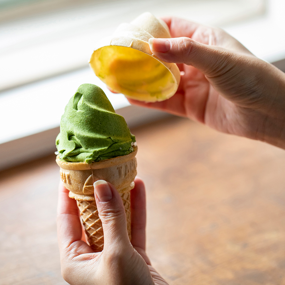 Ootanien tea shop [M KYOTO mall limited] Uji green tea ice cream 4 kinds set