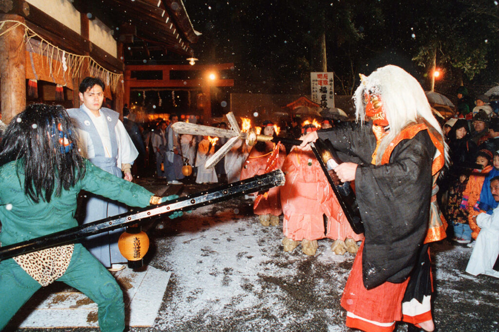 吉田神社の節分祭