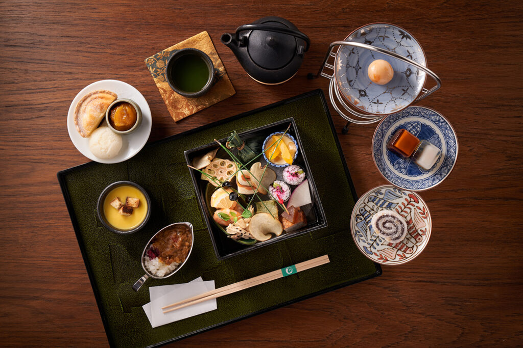 Japanese Afternoon Tea at Saryo Hassui at Suiran Luxury Collection Hotel Kyoto