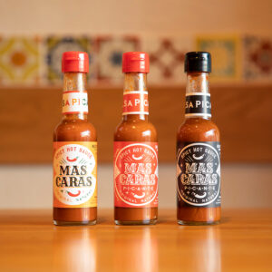 Comida Latina COSTA Mascaras Spicy Hot Sauce Set of 3