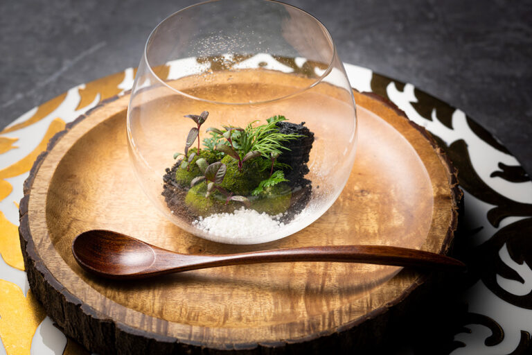 Kyo gastronomy KOZO's moss terrarium