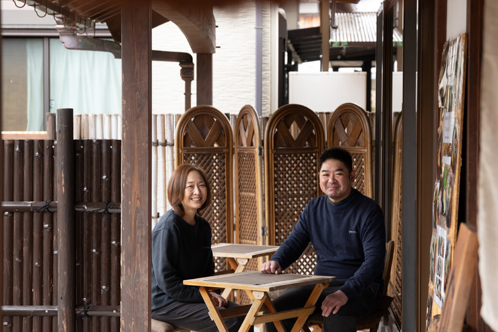 Mr. and Mrs. Tanaka of Tanaka Sake Brewery