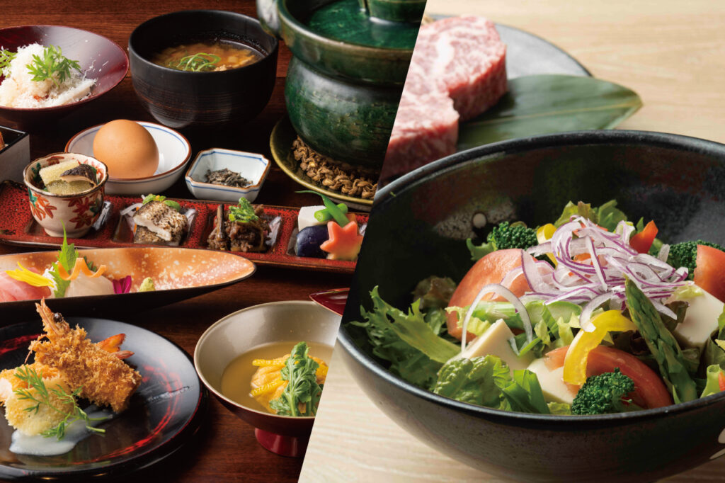 ［Kyoto Shunsai Usho, Hotel Emion Kyoto, special Japanese beef yakiniku and shabu shabu shabu, one-dimensional cuisine