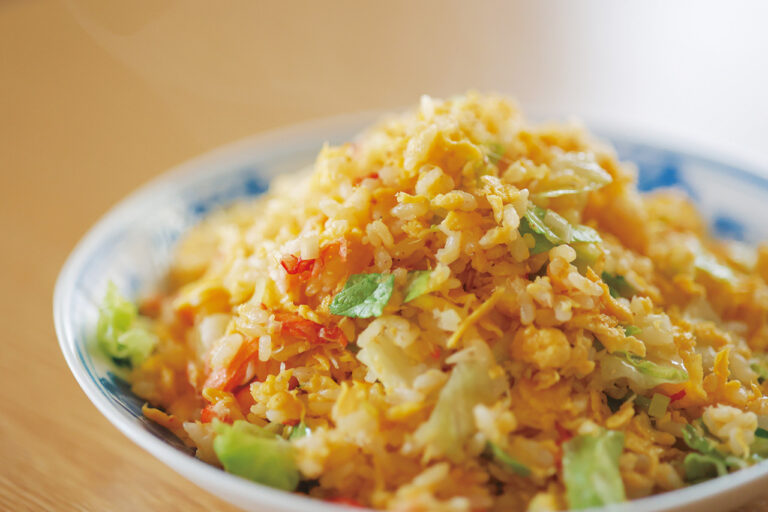 Autumn flower fried rice