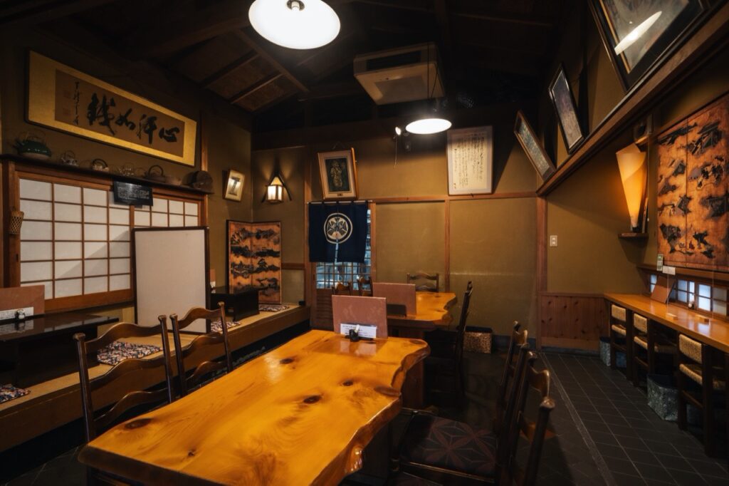 Interior view of the lake boat