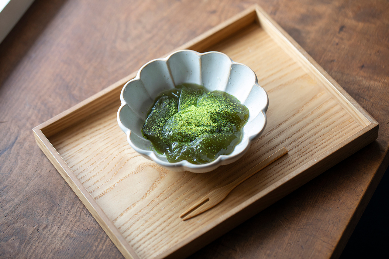 京甘味 文の助茶屋 本生わらびもち