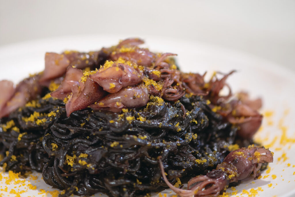 Squid Ink Noodles at Xiao Xiao