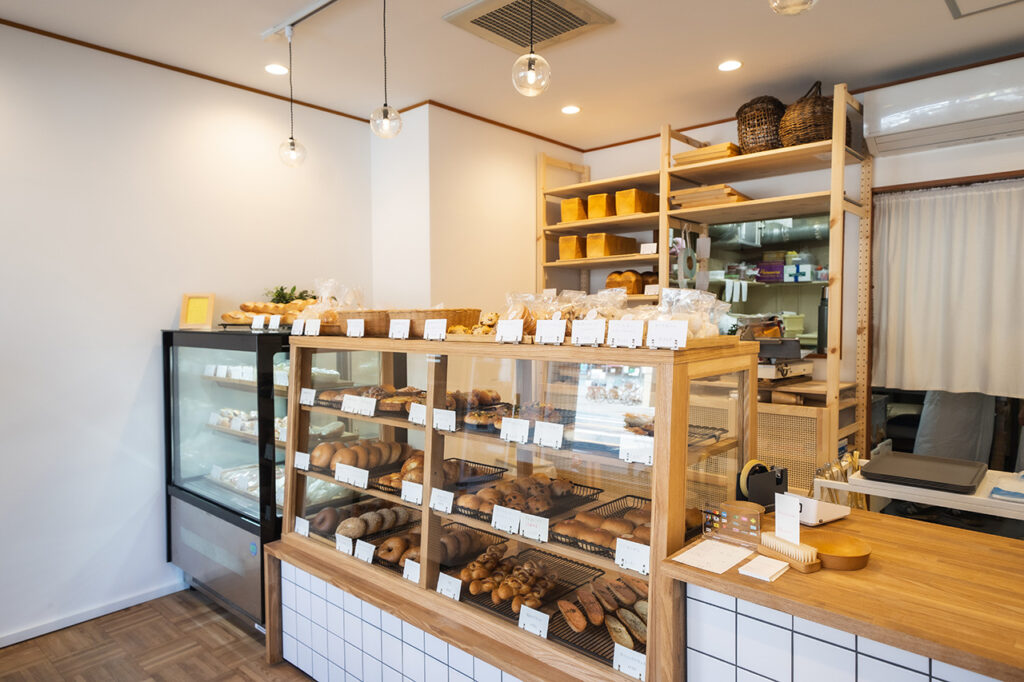 Interior view of MIYAUCHI BAKERY