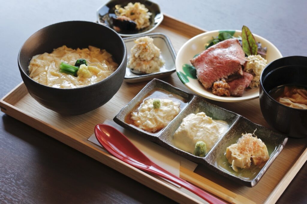 Kyoto Yuba Mitakyu Kiyomizu Branch-Kyoto Yuba Wagyu Set