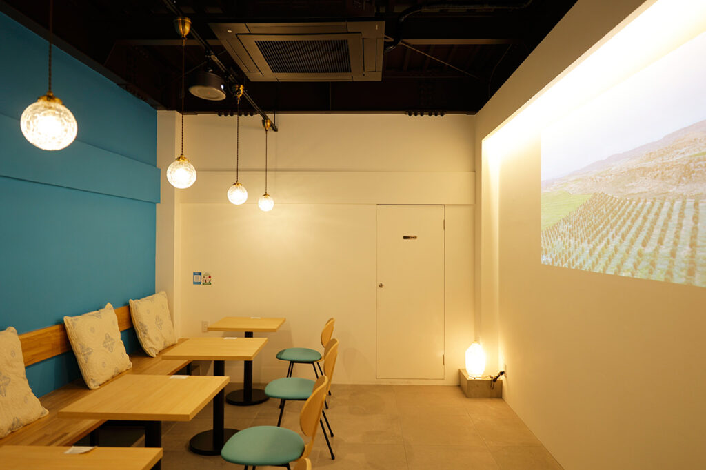 Interior view of Millennium Bakery