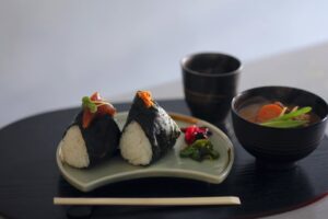 Rice balls at [Kyoto Gion Omusubiya Triangle]