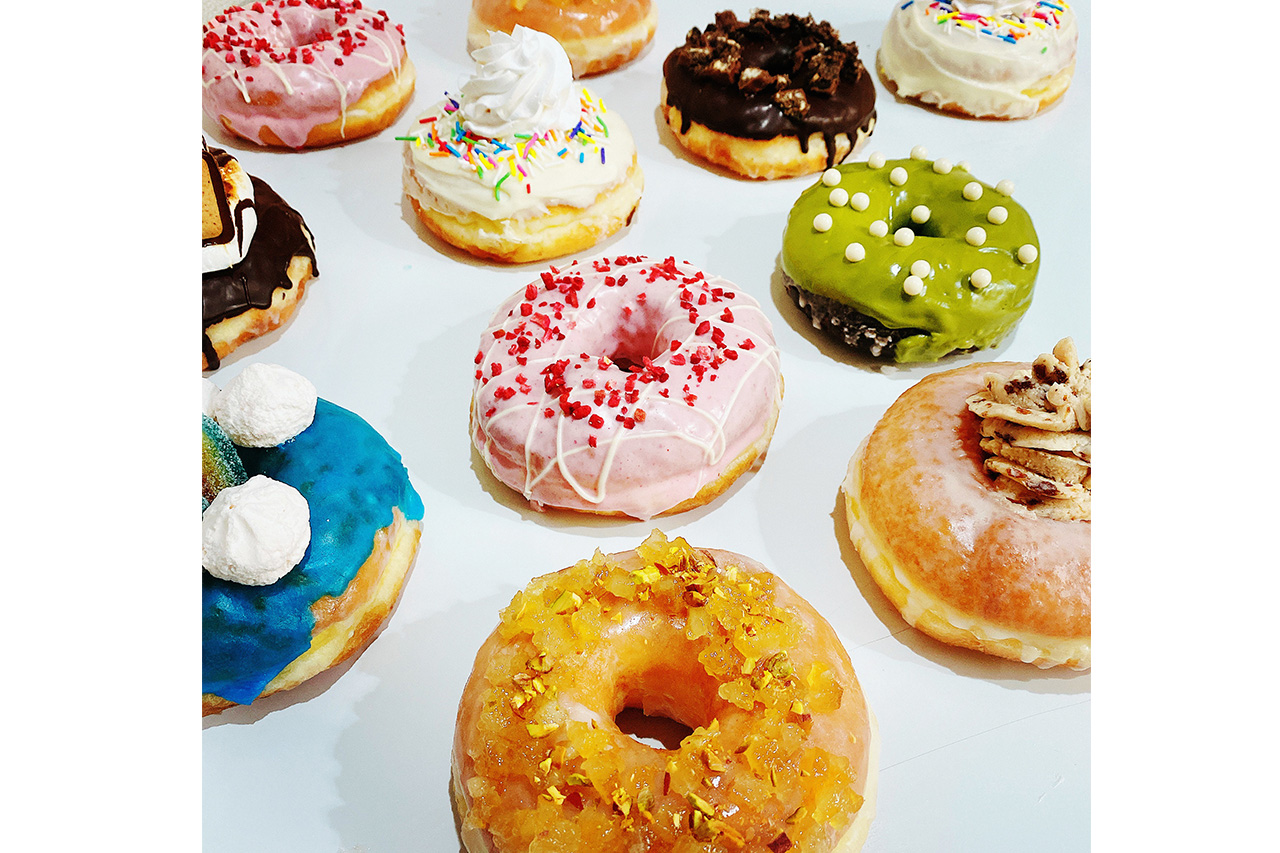 Colorful and cute deco donuts at TWO SEVEN-O DONUTS in