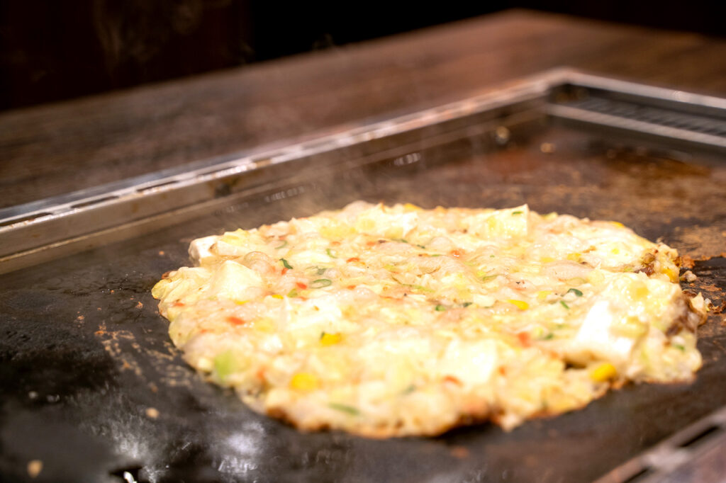 Okonomiyaki is here at Kyoto Porta