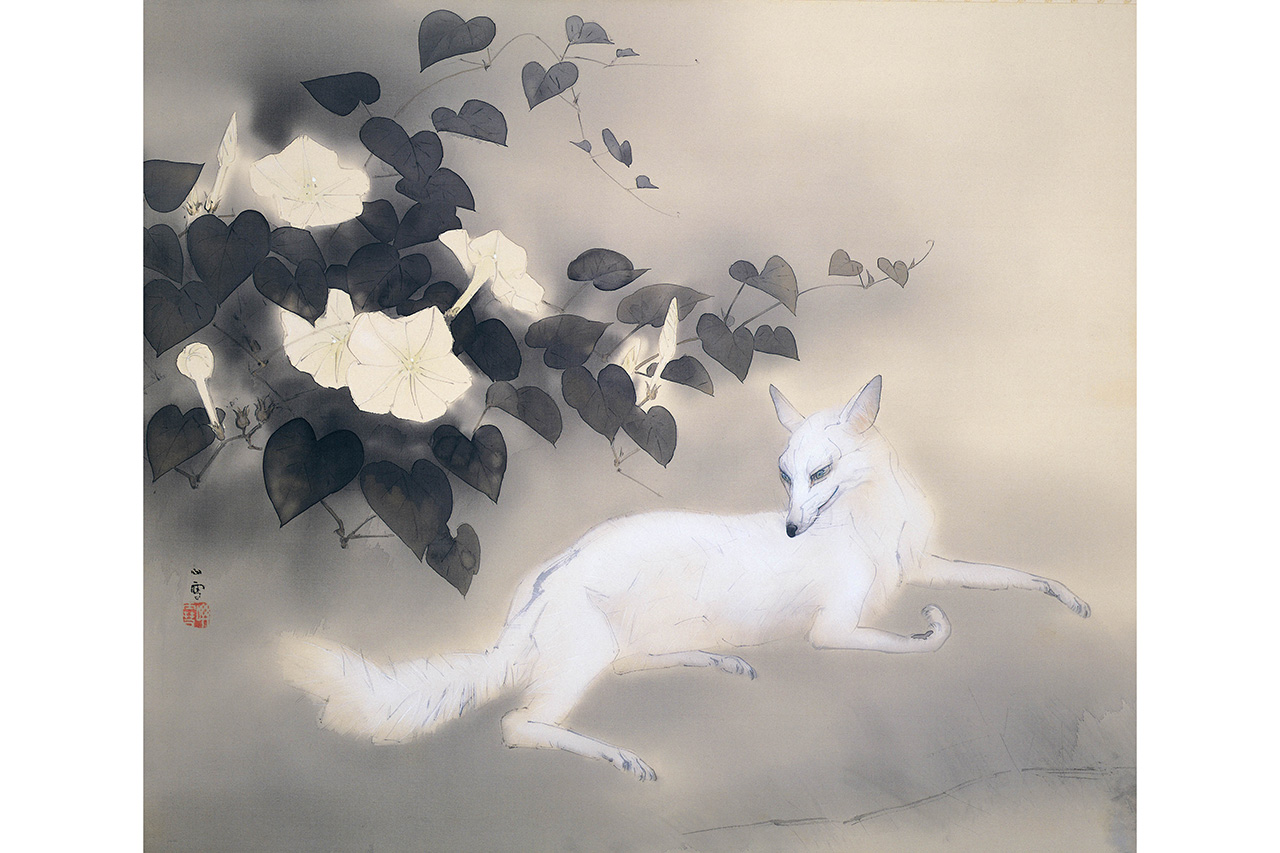 橋本関雪 寿仁者得之 /Web書画ミュージアム