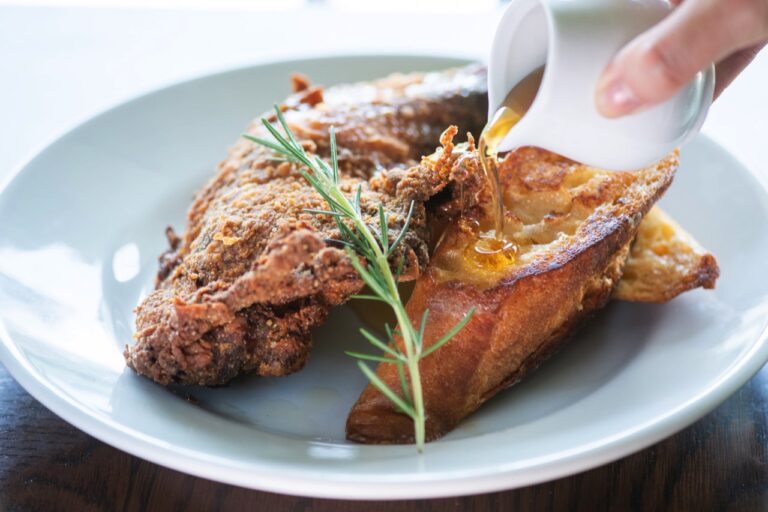 SOHYA COFFEE French toast and buttermilk fried chicken