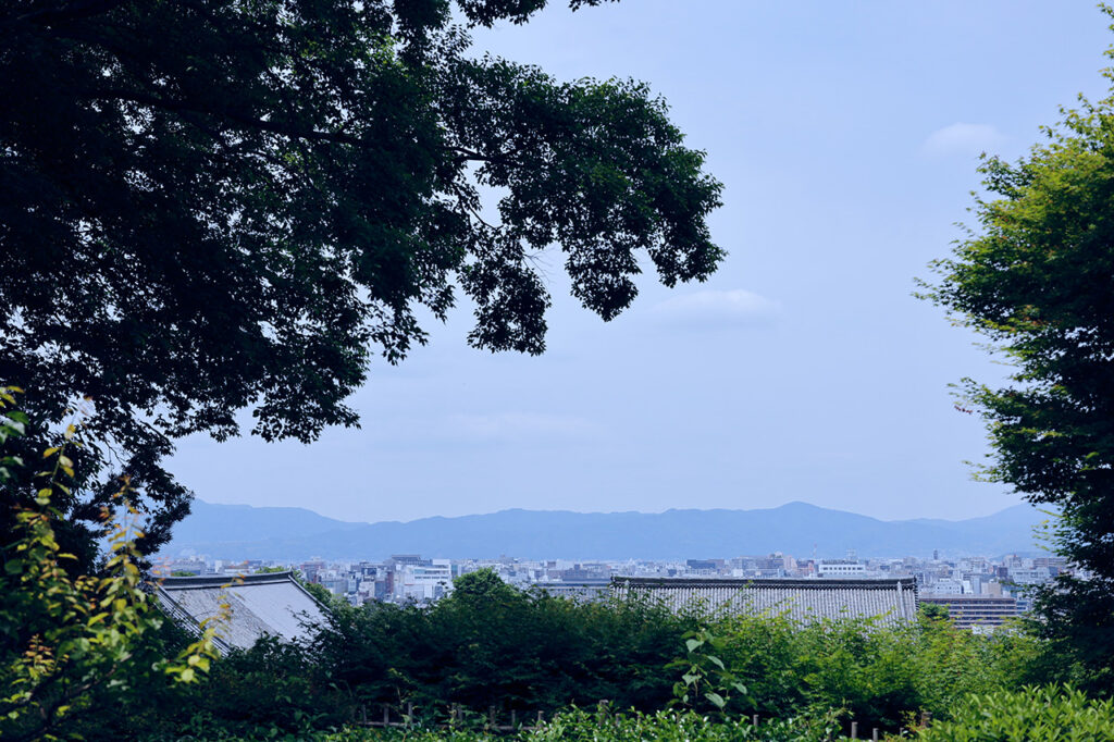 从大殿远眺，体验千印寺抄经。