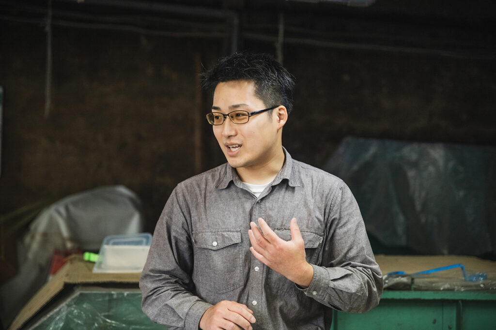 Mr. Mochizuki, the eleventh generation of the Mochizuki Sake Brewery