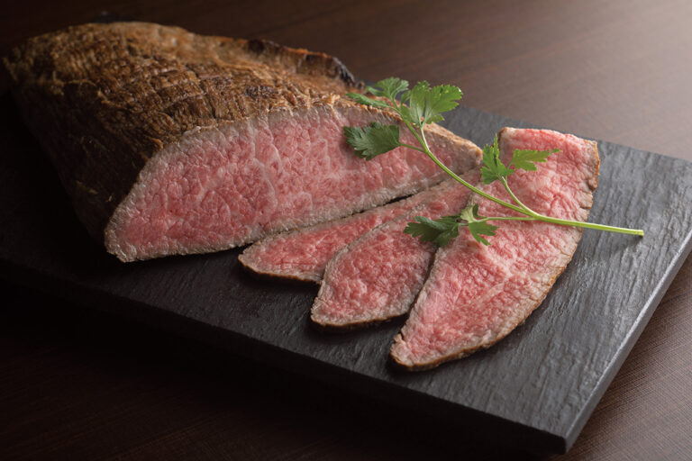 Grilled beef from Omi Beef Morishima Omihachiman
