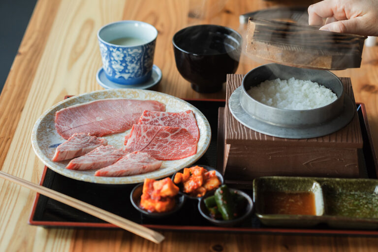 Omi Beef Lunch at Yakiniku Takamori