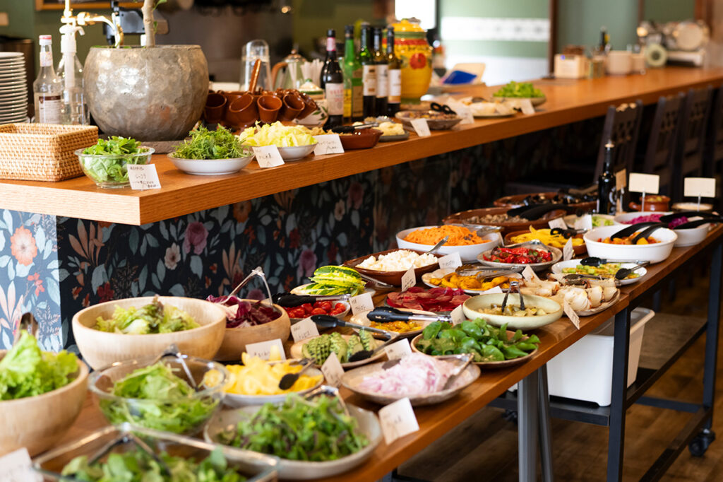 Salad Buffet at Sobremesa