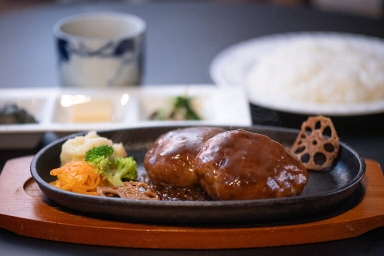 葡萄酒堂のハンバーグランチ