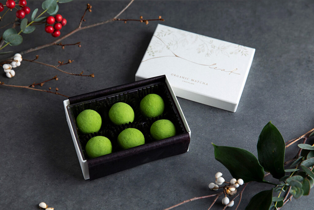 TREEE'S KYOTO O-No-cha Truffle Chocolate Leaf Edition