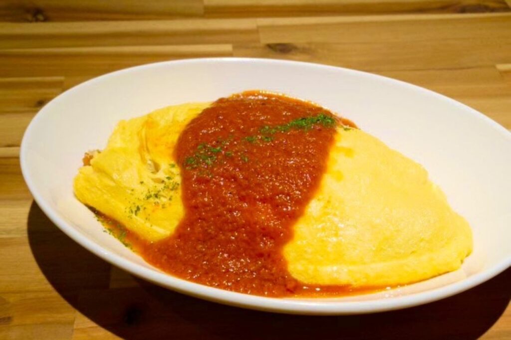 ［Omelette rice