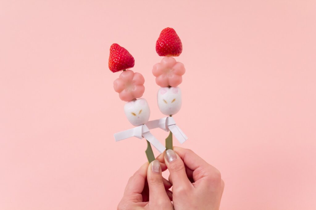 Fruits Skewers Wagashi from Itoken Fushimi Inari Shop