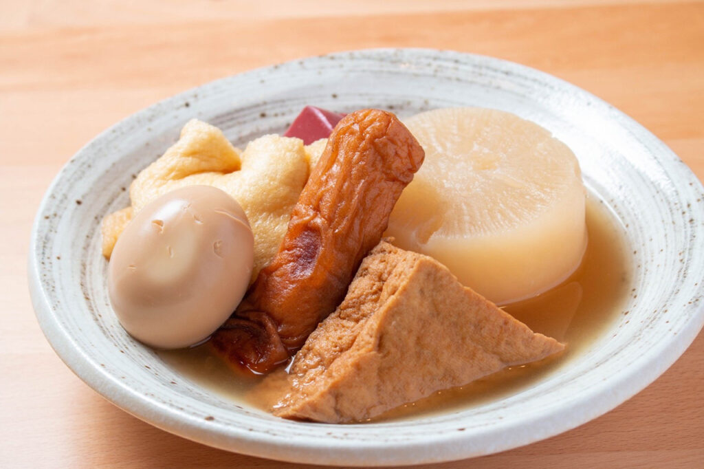 Dashi and Sake: 3 kinds of oden from Setsu