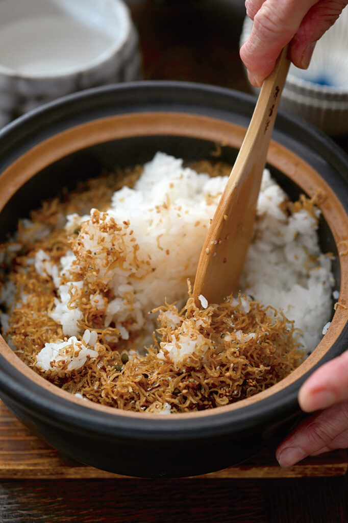 Gonaka Clay Pot Rice (Chirimen Sansho)
