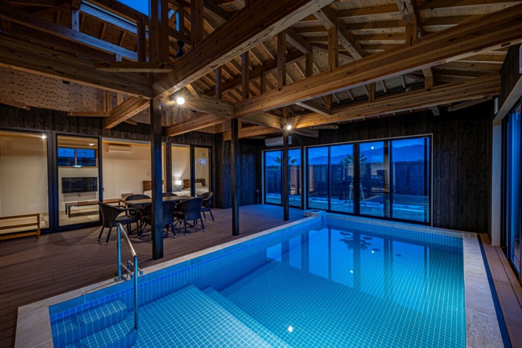 NEST Lake Biwa Interior Private Pool