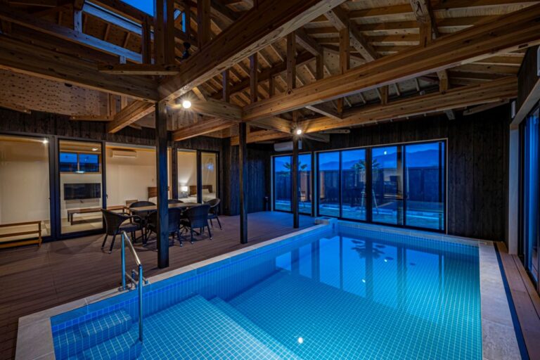 NEST Lake Biwa Interior Private Pool