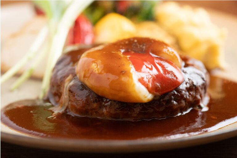 Stewed Hamburger Steak at Western Restaurant Noro
