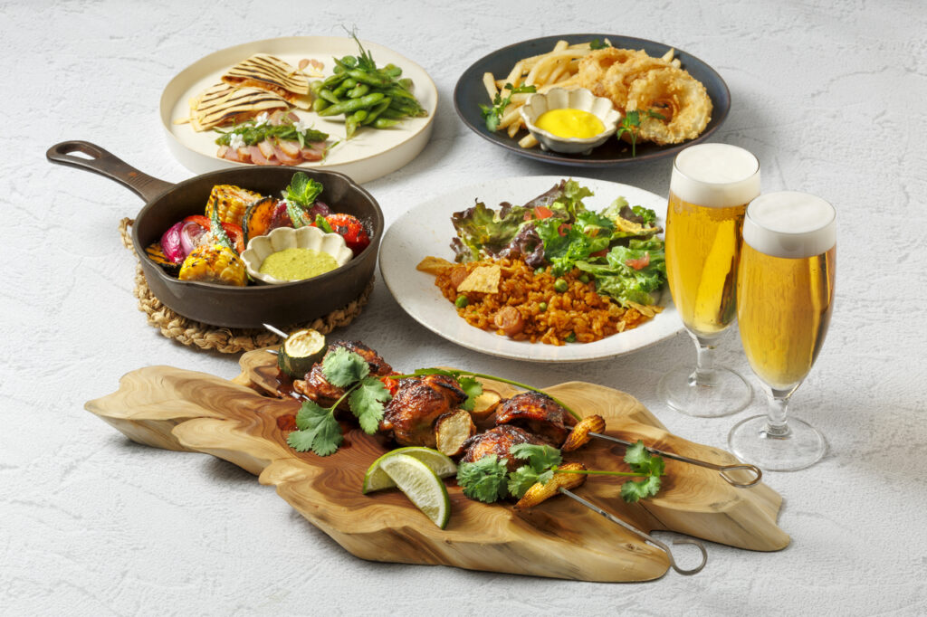 Hyssop　ビアガーデン　料理
