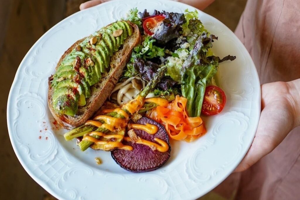 dewscafekyoto 素食餐盘