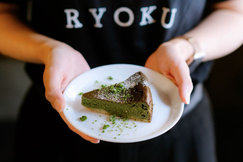 麩屋柳緑 抹茶チーズケーキ