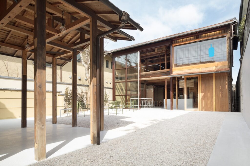 ブルーボトルコーヒー 京都カフェ 外観