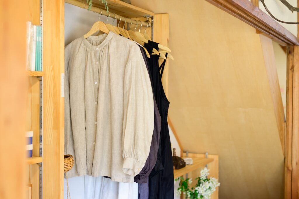 掬　展示の服