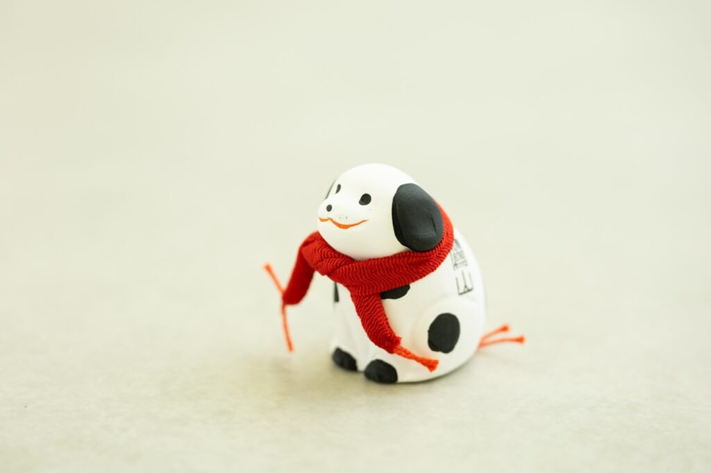 祇園祭　鷹山　犬みくじ