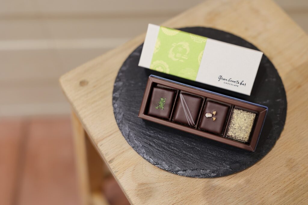 green bean to bar CHOCOLATEの京都限定ボンボンショコラ
