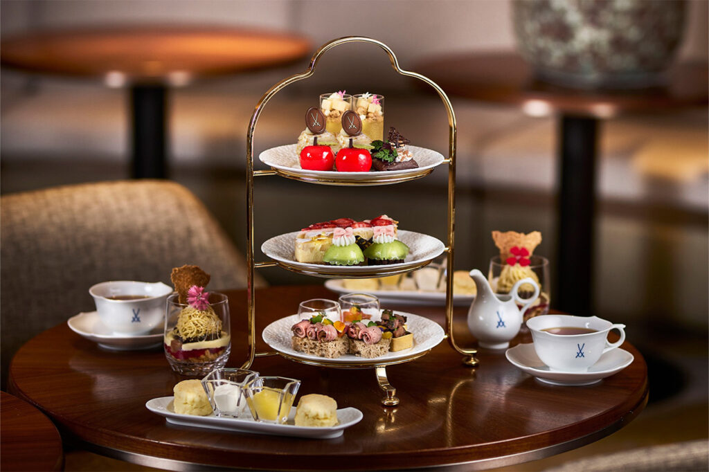 ウェスティン都ホテル京都　マイセン　コラボレーション　アフタヌーンティー