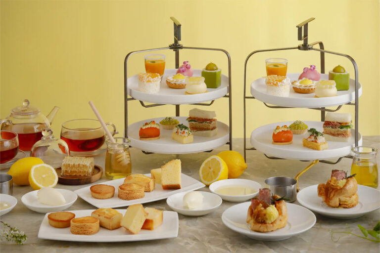 フォーシーズンズホテル京都　レモン＆ハニーアフタヌーンティー