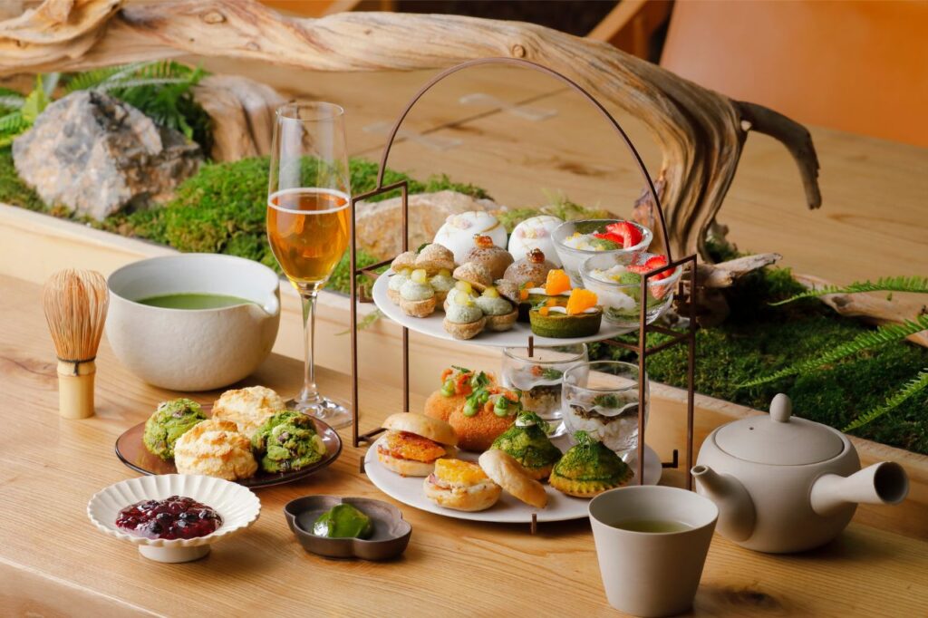 シックスセンシズ京都　抹茶アフタヌーンティー