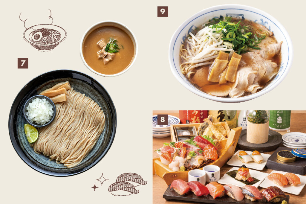 麺匠たか松、鮨 酒 肴 杉玉、たかばしラーメン